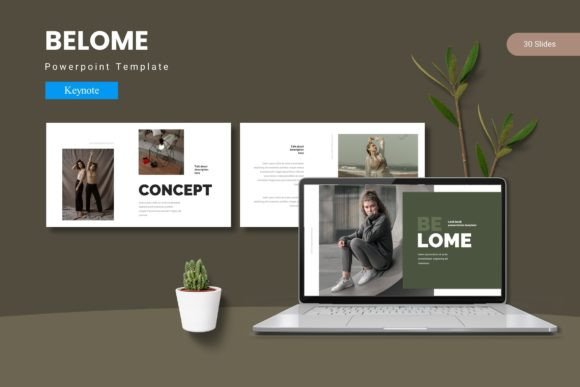 Belome - Keynote Template: A Visual System for Impactful Presentations
