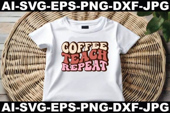 Coffee Teach Repeat: Your Go-To for Retro Design Projects