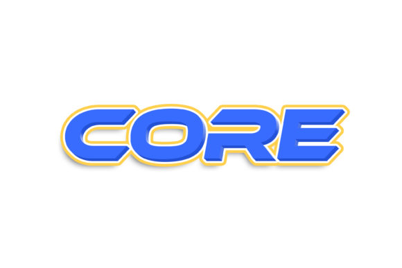 Core: Effortless 3D Text Effects with Smart PSD Editing