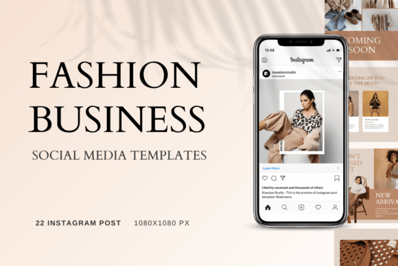 Effortless Style: Elevate Your Brand with Mini Fashion Social Media Templates