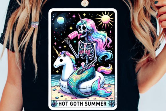 Mermaid Tarot PNG Hot Goth Summer