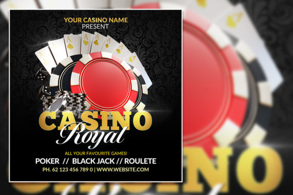 Modern Casino Social Media Post: A Designer's Ready-to-Use Template