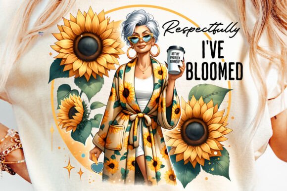 Respectfully Retired PNG Sunflower: A Celebration in Design