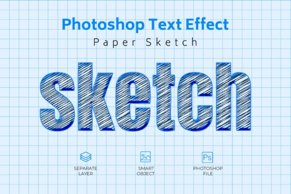 Sketch Psd Text Style Effect: Instant Visual Polish